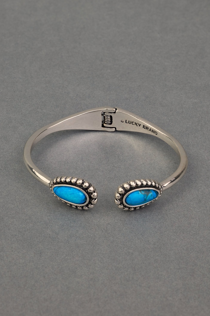 turquoise hinge cuff